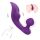 Sex HD Chomper - vodootporni klitoralni i analni vibrator (ljubičasti)