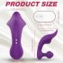 Sex HD Chomper - vodootporni klitoralni i analni vibrator (ljubičasti)