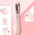 Sex HD - punjivi vodootporni vibrator i točkići zadovoljstva (pink)