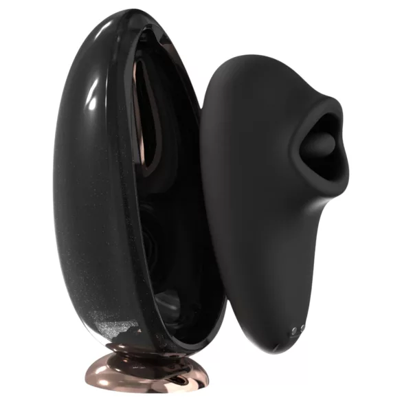 Vrhunski HD ogledalo vibrator s grejanjem (crni)