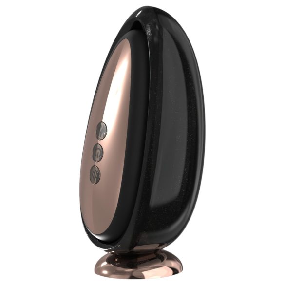 Vrhunski HD ogledalo vibrator s grejanjem (crni)