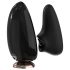 Vrhunski HD ogledalo vibrator s grejanjem (crni)