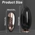 Vrhunski HD ogledalo vibrator s grejanjem (crni)