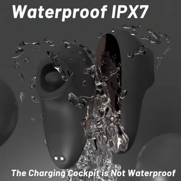 Vrhunski HD ogledalo vibrator s grejanjem (crni)