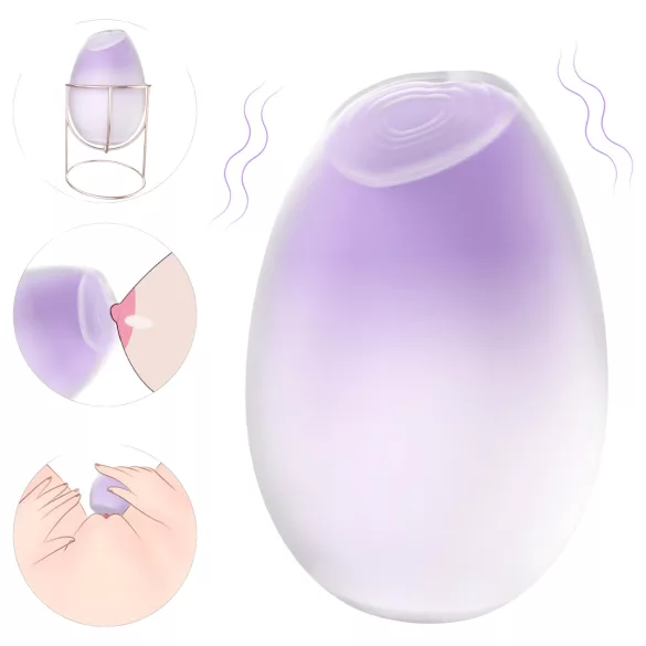 Sex HD - 2u1 stimulator za bradavice i klitoris (ljubičasta)