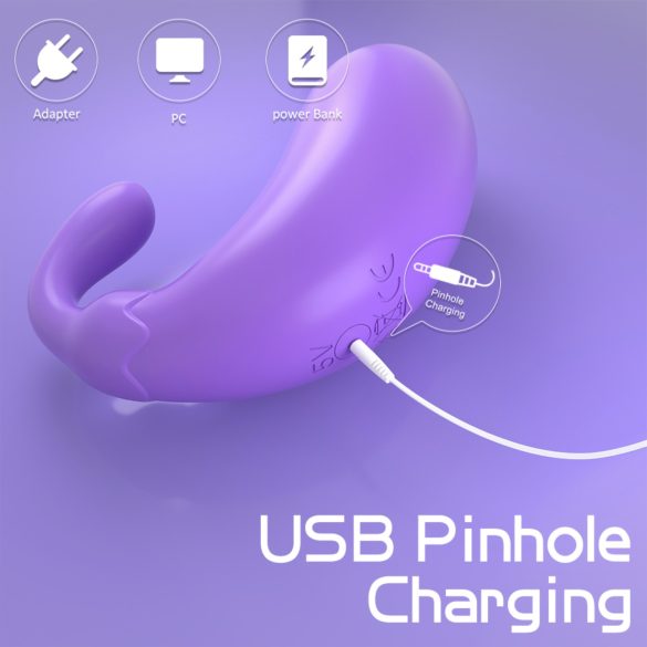 Seksi HD - Vibraciono jaje u obliku patlidžana (ljubičasto)