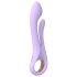Seks HD Kaethe - vibrator sa klitoralnim dodatkom (ljubičasta)