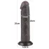 Lovetoy Sliding-Skin - dildo sa vakumom dvostrukog sloja - 20cm (braon)