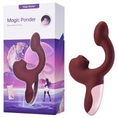   Magic Motion Magic Ponder - 2u1 vibrator sa rotirajućim krakom (bordo)