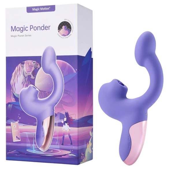 Magic Motion Magic Ponder - 2u1 vibrator s rukom za klitoris (ljubičasti)