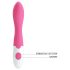 Pretty Love Bishop - vodootporni G-tačka vibrator (pink-bela)