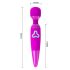 Pretty Love Wand - akumulatorski masažer vibrator (ljubičasto)