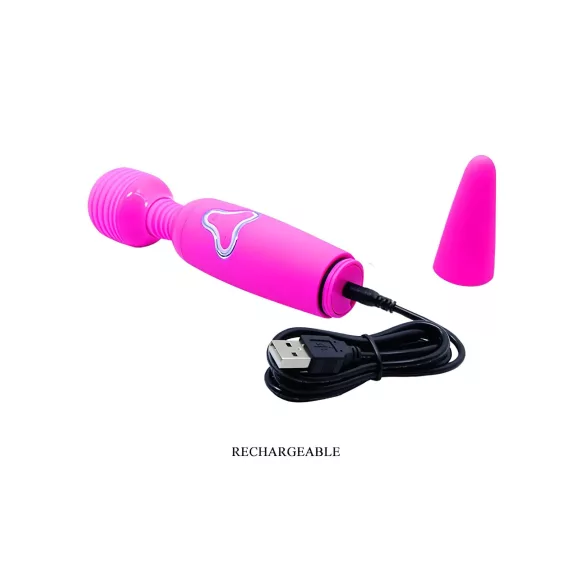Pretty Love Wand - akumulatorski masažer vibrator (ljubičasto)