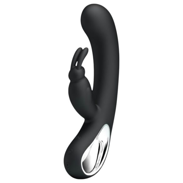 Pretty Love Webb - vodootporni vibrator sa rukohvatom za klitoris (crni)