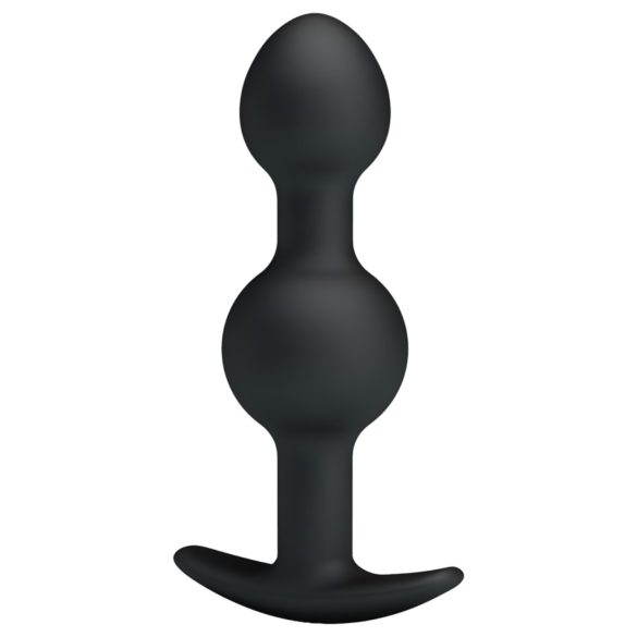 Pretty Love - unutrašnji kuglasti analni dildo (crni)