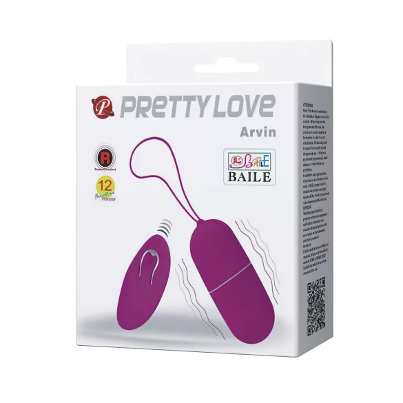 Pretty Love Arvin - radio kontrolisana vibrirajuća jaje (roze)