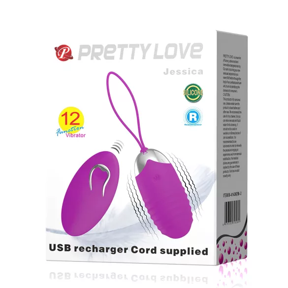 Pretty Love Jessica - vibrirajuće jaje (ljubičasto)