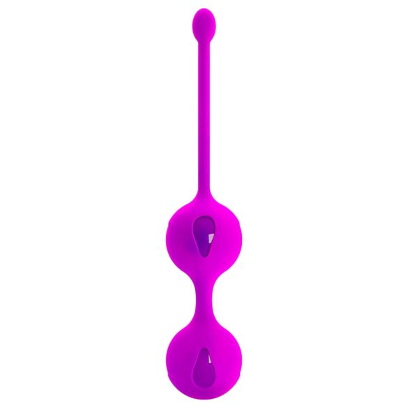 Pretty Love Kegel Up II - duo gejšinih kuglica (ljubičaste)