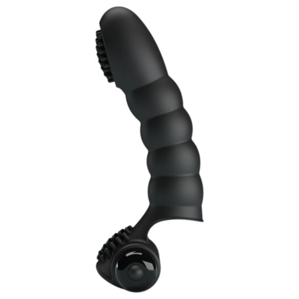 Pretty Love Alexander - stimulativni prsten-vibrator (crna)