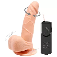   Baile Barbara Mark - realistični rotirajući vibrator - 15cm (natur)