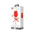 Pretty Love Rose Lover - dvostruki vibrator ruža (crveni)