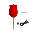 Pretty Love Rose Lover - dvostruki vibrator ruža (crveni)