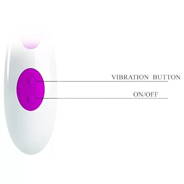 Pretty Love Leptir poljubac – vibrator sa stimulacijom klitorisa (pink)