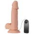 Baile Zebulon - realistični vibrator sa testisima - 19 cm (prirodna boja)