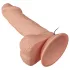 Baile Zebulon - realistični vibrator sa testisima - 19 cm (prirodna boja)