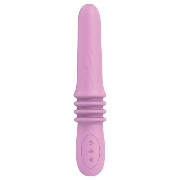 Pretty Love Susie - Punjivi, Vodootporni Vibrator sa Potiskivanjem (roze)