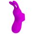 Pretty Love Bunny - zečiji prstni vibrator (ljubičasti)