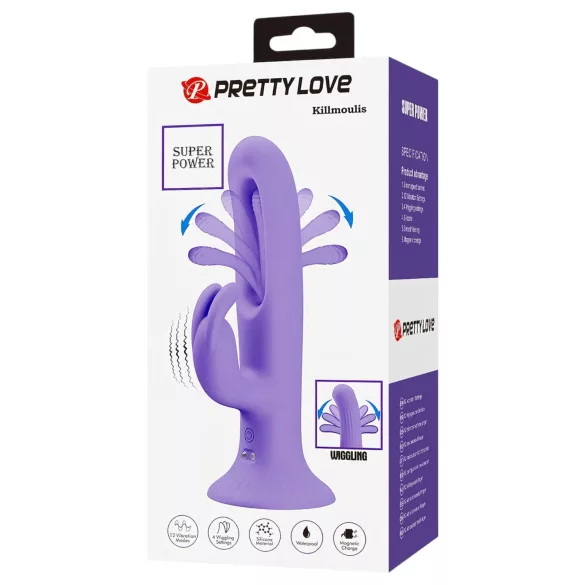 Pretty Love Killmoulis - G-tačka i lizajući vibrator (ljubičasti)