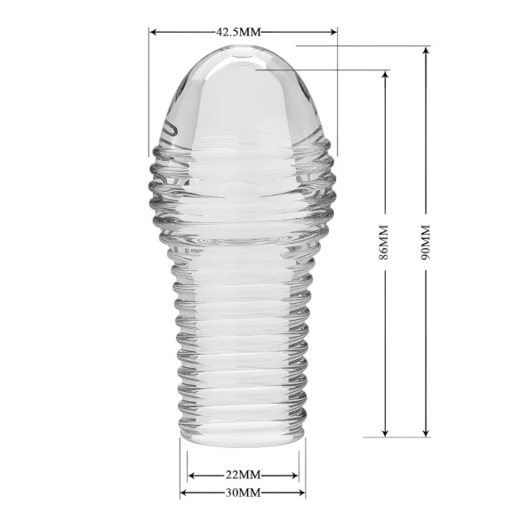 Pretty Love Hoytt - navlaka za penis (prozirna)