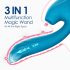 Vibeconnect - vodootporni G-tačka vibrator i klitoralni stimulator (plavi)