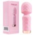 Vibeconnect - bežični, vodootporni mini masažer vibrator (roze)