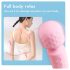 Vibeconnect - bežični, vodootporni mini masažer vibrator (roze)