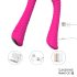 Sex HD Sunshine - punjenje, zašiljeni G-tačka vibrator (pink)