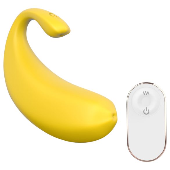 Seks HD - pametno vibraciono jaje u obliku banane (žuto)