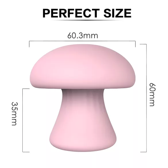 Magična pečurka - bežični masažer za lice (roze)