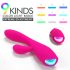 Sex HD Muses - vodootporni grejni vibrator, roze boje