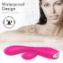 Sex HD Muses - vodootporni grejni vibrator, roze boje