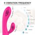 Sex HD Muses - vodootporni grejni vibrator, roze boje