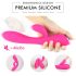 Sex HD Muses - vodootporni grejni vibrator, roze boje
