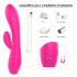 Sex HD Muses - vodootporni grejni vibrator, roze boje