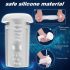 Sex HD Hawk - Punjivi vibrirajući-sisajući masturbator (crno-beli)