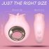 Seksi HD Francuski Poljubac - lizljivi vibrator (roze)