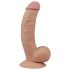 Lovetoy Ultra Soft – fleksibilni, realistični dildo – 21,5 cm (natur)