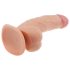 Lovetoy Ultra Soft – fleksibilni, realistični dildo – 21,5 cm (natur)