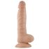 Lovetoy Real Extreme - realistični dildo sa vakuumom - 21cm (natur)