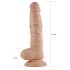Lovetoy Real Extreme - realistični dildo sa vakuumom - 21cm (natur)